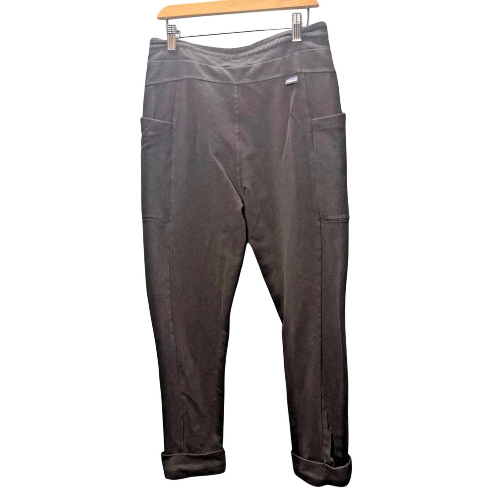 Patagonia Joggers Black Womens XS Organic Cotton Gorpcore Hiking Athleisure - Picture 2 of 10